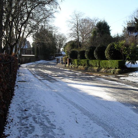 Snow on the road