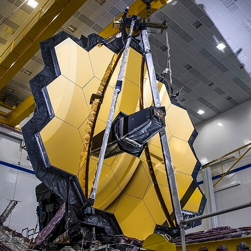 The James Webb space telescope, launched on December 25th